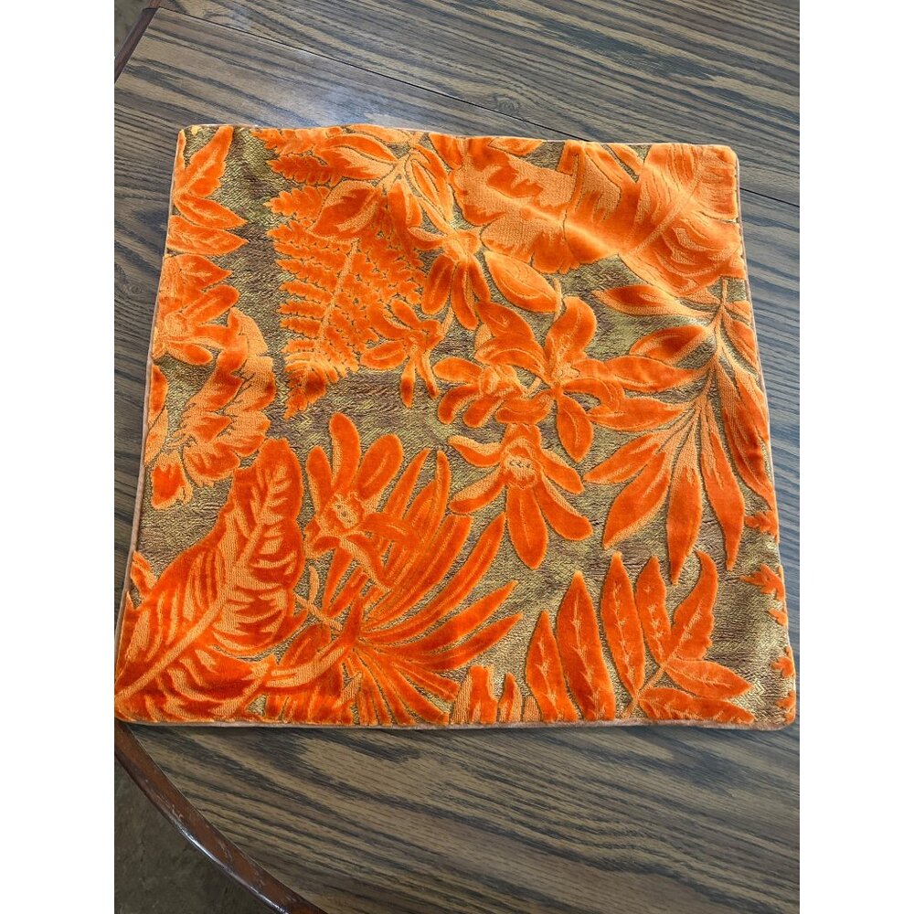 Alerfa HomeDecor orange zippered pillow cover 19”x19”